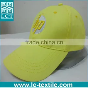 LCTN1875 OEM Service Bright Yellow Color Baseball Cap for Company thumbnail-1