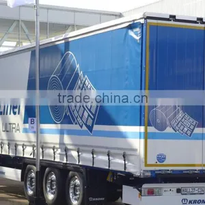 PVC Coated Tarpaulin For Truck Side Curtains thumbnail-1