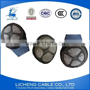 3*150+1*70mm2- Chinese Cable Supplier Construction/building Aluminum XLPE Insulated PVC Sheathed Construction Power Cable-YJLV thumbnail-3