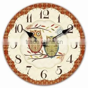 2016 Promotional Decorative Wood Clcok, Custom Wall Clock thumbnail-1