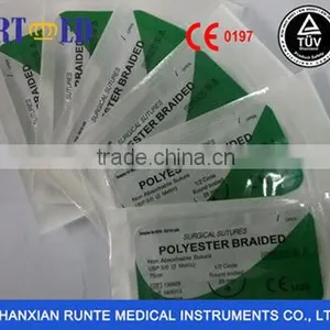 Surgical Suture Silk Thread/ Polyester Thread/ Polypropylene thumbnail-3