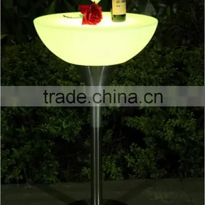 2016 Top Sale Decorative Party Led Color Changing Table/Garden Furniture Set Outdoor Console Table/Disco Table thumbnail-2