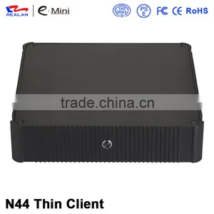 CE ROHS Certificate N44-J1900T1 Barebone Wholesaler Mini Fanless Desktop PC Thin Client thumbnail-3