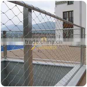 Flexible Metal Mesh Netting,flexible Stainless Steel Cable Mesh, Cable Mesh Netting thumbnail-3