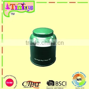 Gift Food Chocolate Candy Small Tea Can Little Cutie Caddy Round Tin Box thumbnail-1