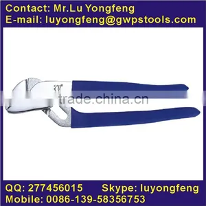 American Style Chrome Plated Water Pump Pliers With Dip Handle thumbnail-1