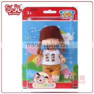 Plastic 3.5'' Dressed up Girl Doll Toy for Children / Child Love Dolls thumbnail-1