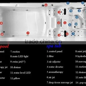 China Factory 6 Meter Figerglass Swimming Pool thumbnail-2