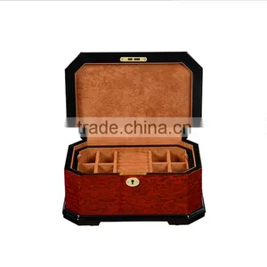 Chinese Factories Wholesale Custom Luxurious Wooden Jewelry Box, Multi-function Makeup Box thumbnail-2