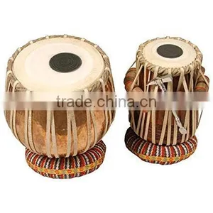 TABLA DRUMS SET PROFESSIONAL 2.5 KG Copper BAYAN SHESHAM WOOD DAYAN Musical Instrument India Indian thumbnail-1