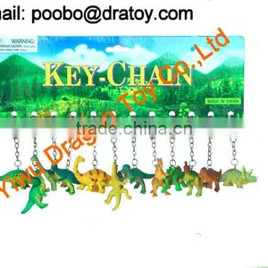 Small Wild Animal Figurines Keychain thumbnail-1