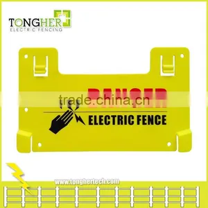 OEM Language Electric Fence Warning Signs for High Voltage Shock Danger thumbnail-1