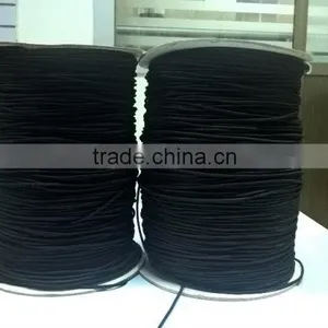 STOCK 2mm Black Elastic Cord for Hangtag and Bead String Fast Shipping thumbnail-2
