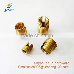 China Supplier Factory Brass Slotted Insert Nut Brass Insert Nuts thumbnail-1