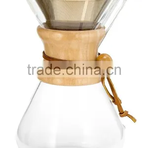 Titanium Coated Pour Over Cone Coffee Dripper Stainless Steel Coffee Filter Set thumbnail-1