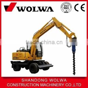 Excavator Ground Auger Drill Mounted on Excavator for Sale thumbnail-1