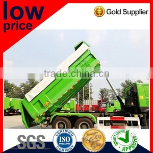 340HP 13 Ton 14 Cubic 6x4 U Dump Truck Tipper for Refuse Soil thumbnail-2