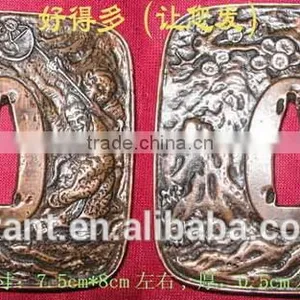 Traditional Samurai Katana Sword Set With Carbon Steel Blade and Casting Zinc Alloy Tsuba JL150 thumbnail-2