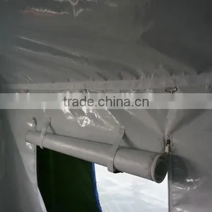 PVC CE Army Green Inflatable Refugee Tent for Sale thumbnail-3