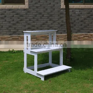 Wholesale New Design Removable Wood Plastic Composites Flower Shelf for Wedding thumbnail-1