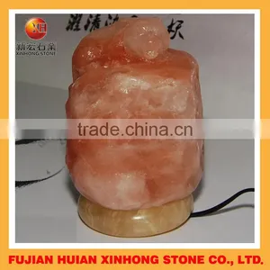 Natural Himalayan Rock Salt Crystal Lamp for Garden thumbnail-4