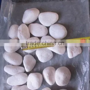 Snow White Pebble Stone for Garden thumbnail-2