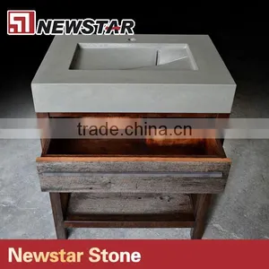 Newstar Hotel Vanity Hotel Bathroom Vanity With Natural Granite Top thumbnail-6