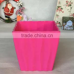 New Design Indoor Colorful Rectangular Plastic Planter thumbnail-2