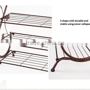 Vivinature 3 Layers Shoes Storage Rack and Shoes Shelves thumbnail-4