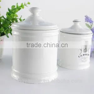 2017 New Arrival Custom Design & Logo Ceramic Storage Sugar Pot thumbnail-2