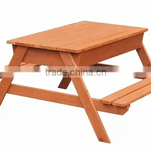 Large Outdoor Wooden Sandpit With Lid thumbnail-3