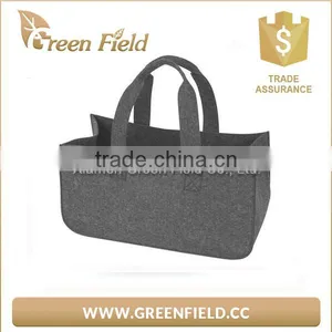 Best Sale Customize Woven Felt Storage Basket for Firewood Wool Felt Firewood Basket thumbnail-1