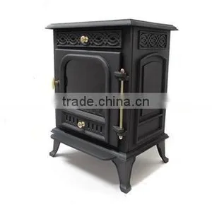 Antique Cast Iron Wood Burning Stove thumbnail-1