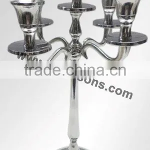 Cheap Aluminum Silver Candelabra thumbnail-6