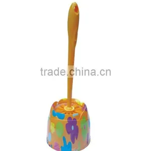 PP Printed Toilet Brush With Base thumbnail-3