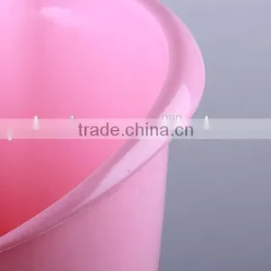 Heart-shaped Sloping Plastic Trash Can/Rubbish Bin Household Garbage Can thumbnail-4