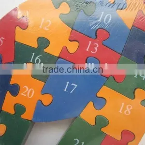 Educational Toy Colorful Wooden Puzzle/Giraffe Shaped Building Blocks thumbnail-2