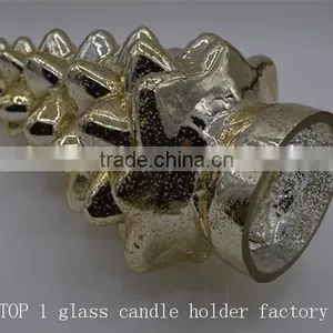 Gold Glass Christmas Tree Home Deco thumbnail-2