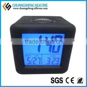 Factory Price Anti-broken Silicone Cover Table Clock thumbnail-2