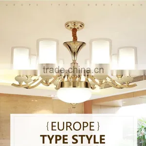 M981 Momoda Decorations European Simple Crystal Modern Living Room Bedroom Lighting Chandelier Pendant Lamp thumbnail-1