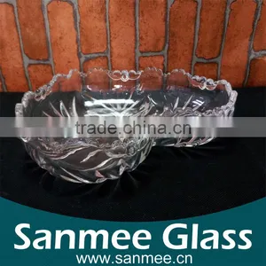 China Manufacture Cheap Wholesale Cheap Clear Glass Salad Plates thumbnail-2