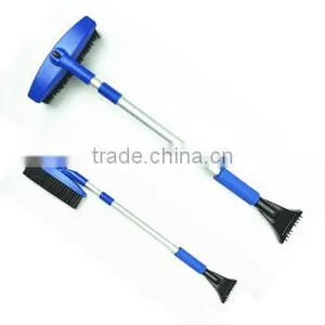 Long Handle Cleaning Brush With Scraper and Telescopic Handle thumbnail-1