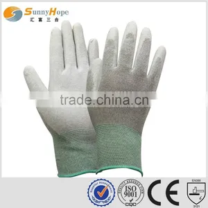 pu Coated Gloves Antistatic PU Dipped Work Gloves thumbnail-1
