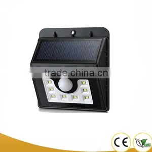 8 LED Solar Power Motion Sensor Garden Security Lamp Outdoor Waterproof Light thumbnail-1