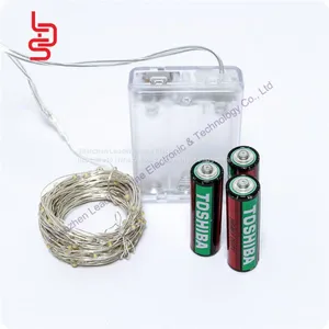 3AA Battery Operated Copper String Light Fairy Light thumbnail-2