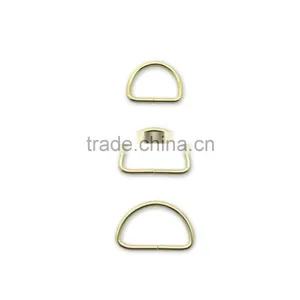 Metal D Ring Brass Finish / Metal Hardware Ring / Steel Rings thumbnail-6