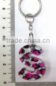 Promotion Alphabet Key Chain, Plastic Letter Key Chain With Printing, Personalized Letter Key Chain thumbnail-5
