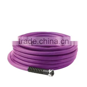 Cold Resistance and Non-smell Braided pu Tube 1/4"(10mm*6.3mm) Purple Coiled for Industry for pu Pipe thumbnail-1