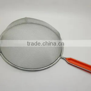 Kitchen Accessories Stainless Steel Cooking Splatter Screen With Plastic Handle for Splatter Cuard Fits thumbnail-4