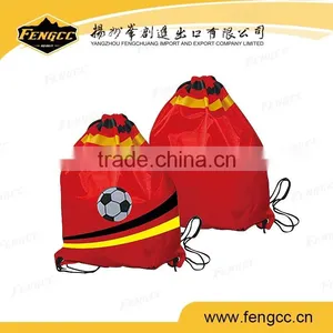 Custom Sports Bags Football Team Bags German Flag Folding Drawstring Bag thumbnail-3